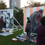 2011 Tarfest live art installation piece 2011 Tarfest live art installation piece